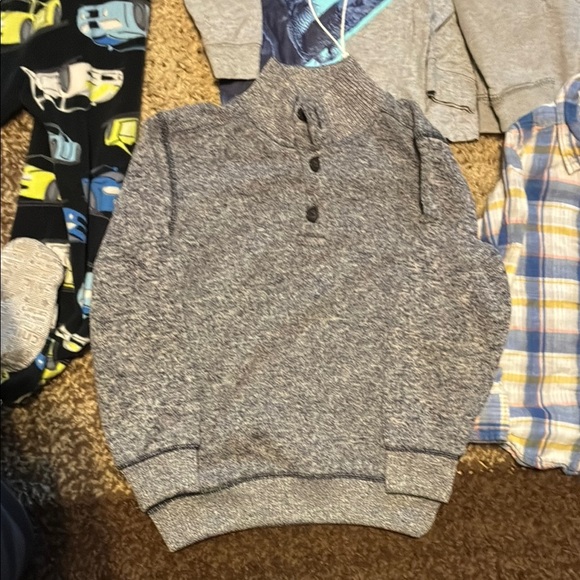 Assorted Blue and Gray Pajama Sleepers, Sweaters and Shirts - Picture 6 of 13